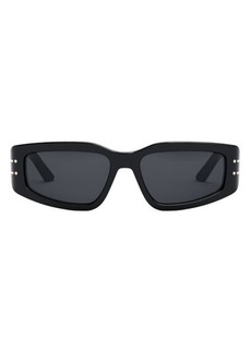 Christian Dior 'DiorSignature S9U 56mm Geometric Sunglasses