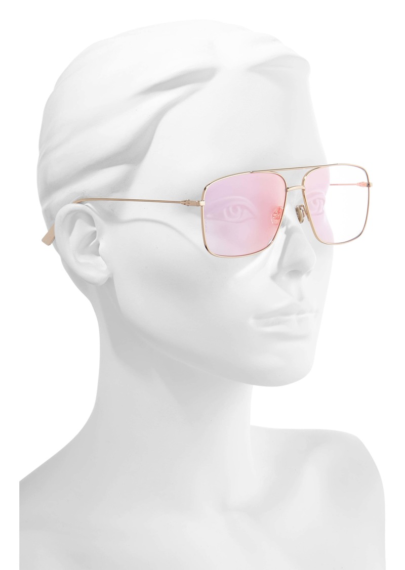 Christian Dior Sunglasses DioREvolution CSA2K BlackPalladiumGrey Lenses  58mm  EyeSpecscom