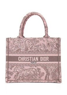 Christian Dior Dior Toile De Jouy Embroidery Book Tote Bag