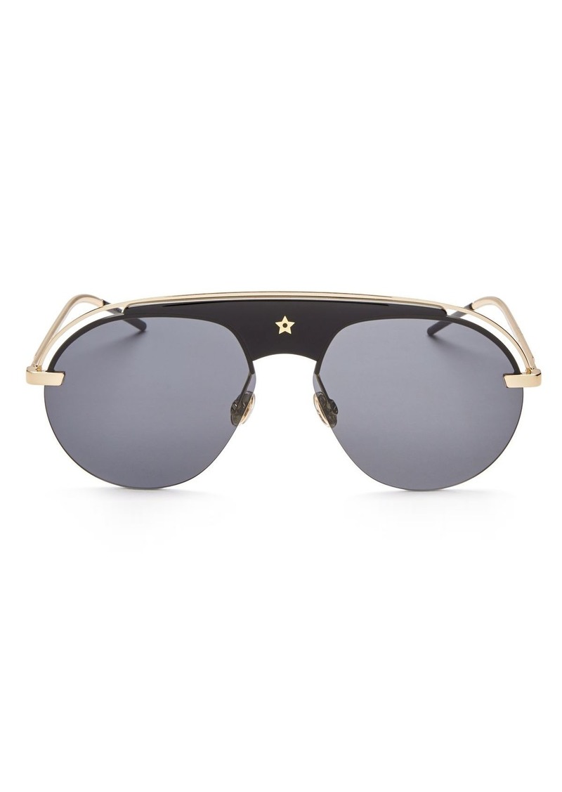 Dior eclat best sale notched mirrored sunglasses