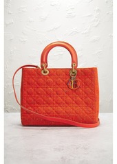 Christian Dior Dior Wool Cannage Lady Handbag