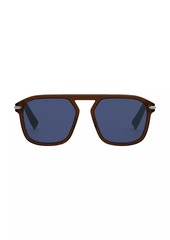 Christian Dior DiorBlackSuit 55MM Square Sunglasses