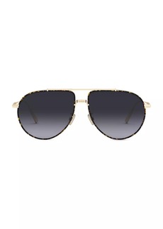 Christian Dior DiorBlackSuit AU 58MM Pilot Sunglasses