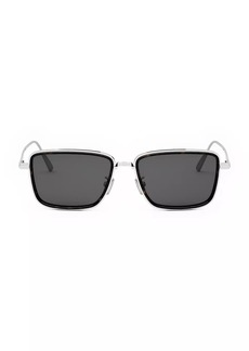 Christian Dior Diorblacksuit S9U 53MM Rectangular Sunglasses