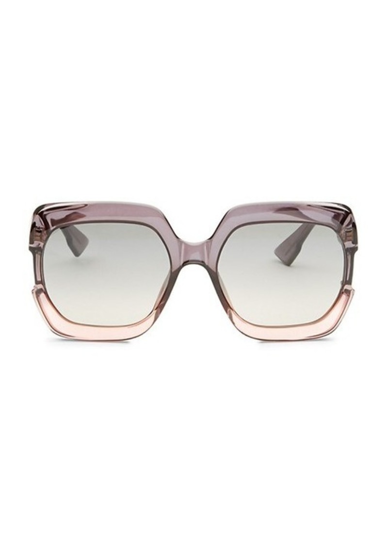 diorgaia 58mm square sunglasses