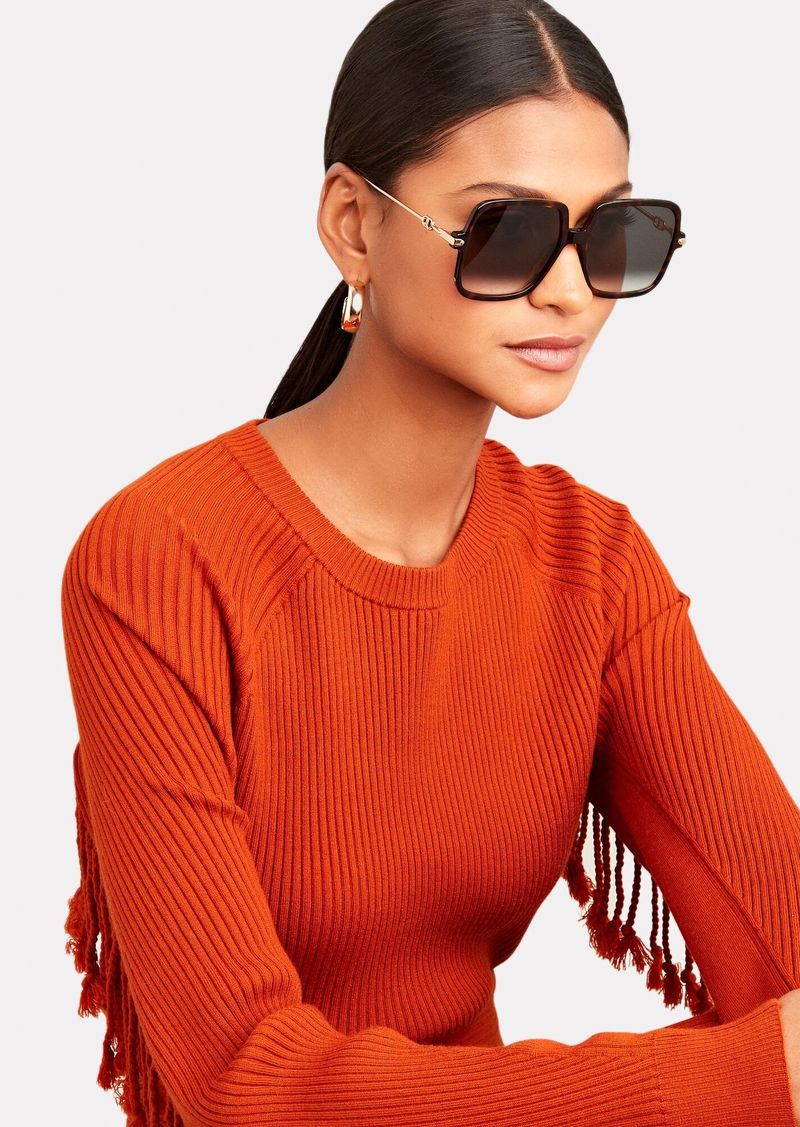 diorlink1 58mm gradient square sunglasses