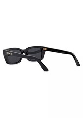 Christian Dior DiorMidnight S3I 52 MM Rectangular Sunglasses