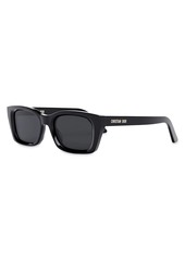 Christian Dior DiorMidnight S3I 52 MM Rectangular Sunglasses