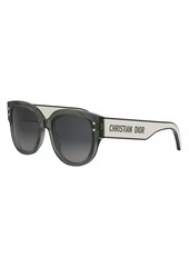 Christian Dior DiorPacific B2I 55MM Butterfly Sunglasses