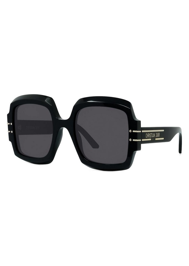 Christian Dior Diorsignature 55MM Square Sunglasses