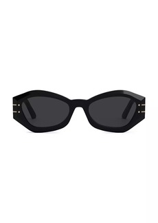 Christian Dior DiorSignature B1U 55MM Cat Eye Sunglasses