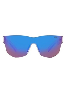 Christian Dior Diorxtrem M2U Mirrored Mask Sunglasses in Shiny Crystal/Gradient Blue at Nordstrom