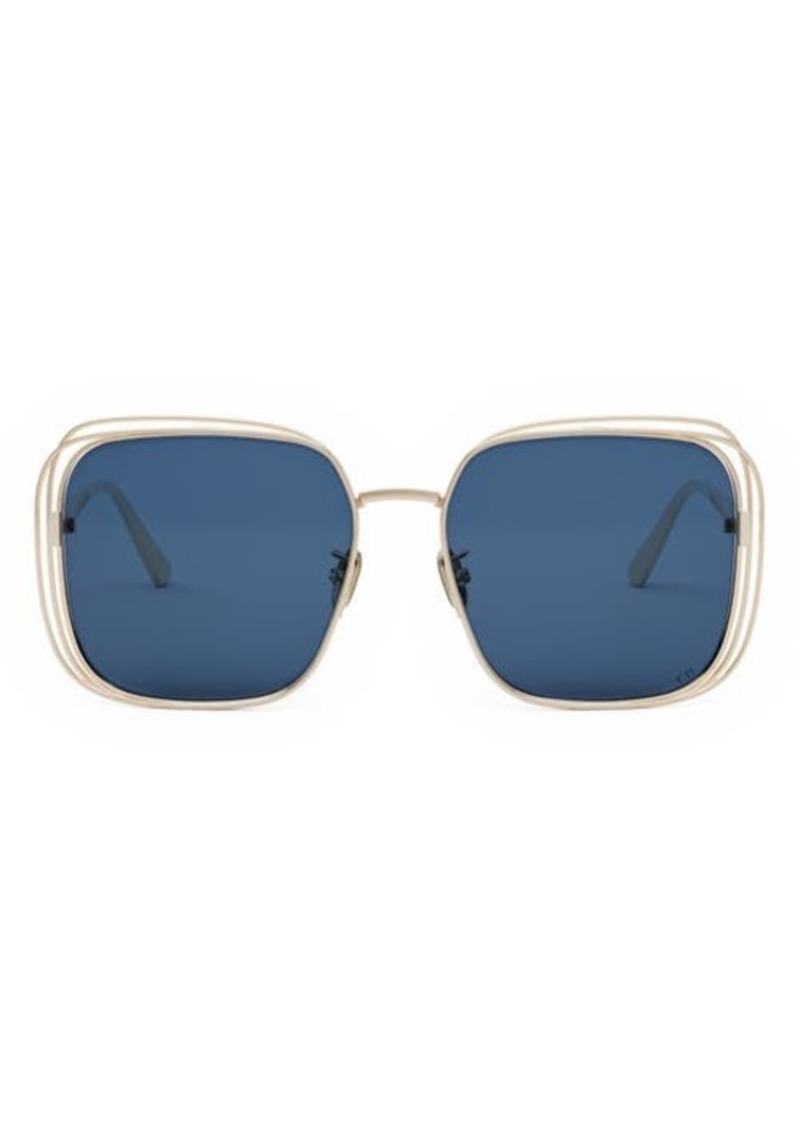 Christian Dior Fildior S1U 58mm Square Sunglasses