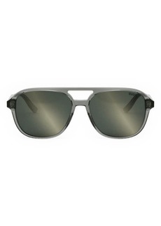 Christian Dior InDior N1I 57mm Navigator Sunglasses