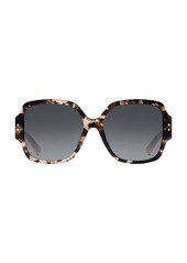 Christian Dior LadyDior 57MM Square Sunglasses