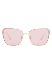 Christian Dior MissDior B2U 63mm Butterfly Sunglasses