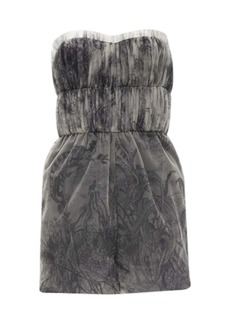 new CHRISTIAN DIOR Fantaisie Dioriviera tulle gathered pleated romper