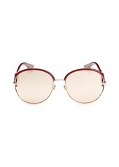 Christian Dior New Volute 57MM Round Sunglasses