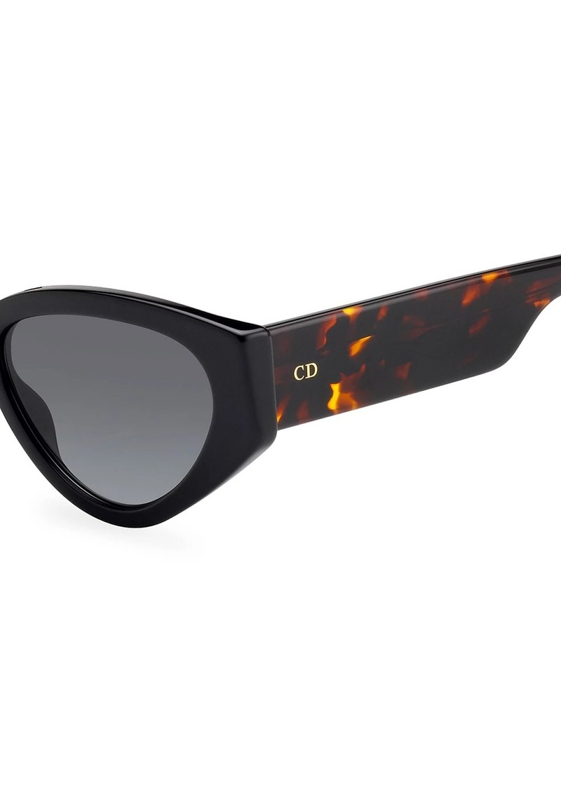 dior spirit2 retro oval 52mm sunglasses