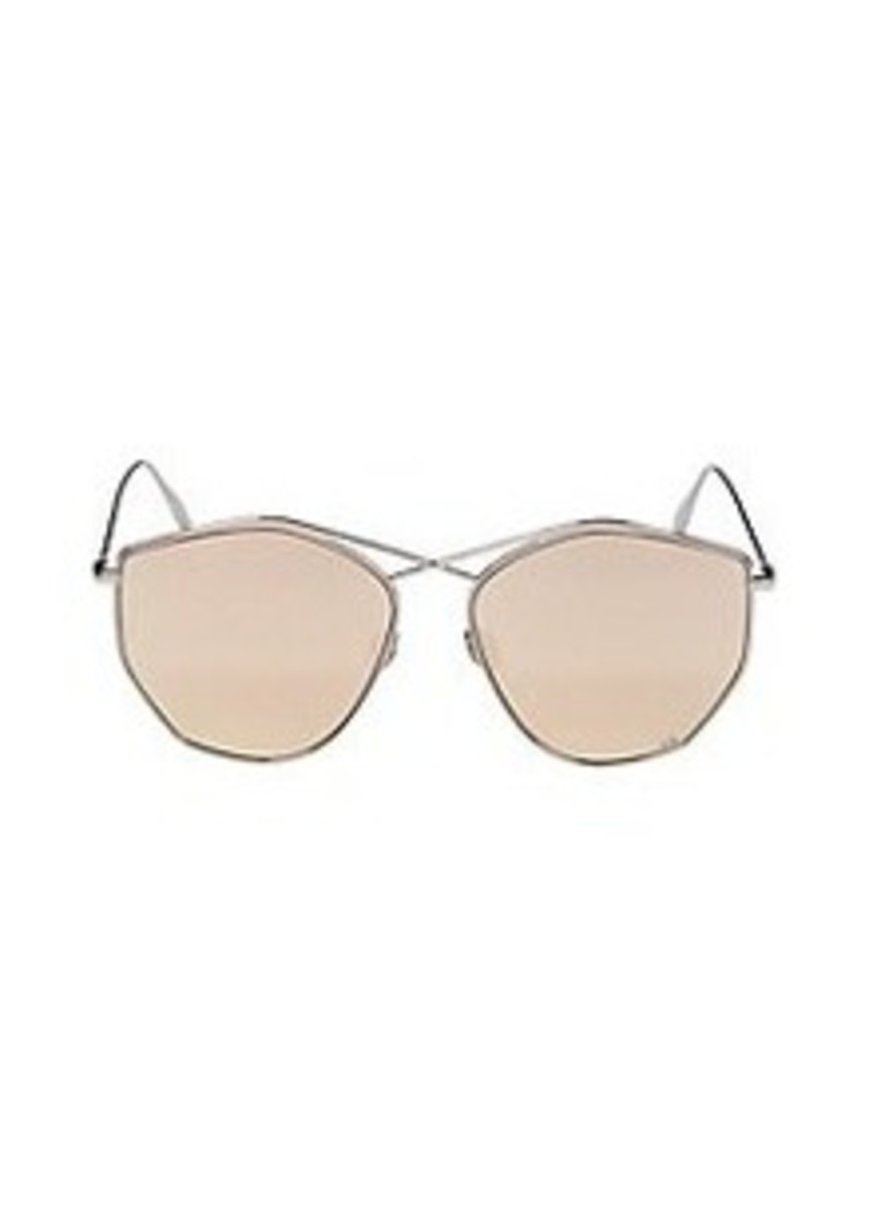 dior stellaire 59mm round sunglasses