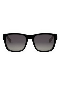 Christian Dior ‘DiorB23 S2F 53mm Polarized Square Sunglasses