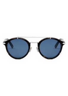 Christian Dior 'DiorBlackSuit R7U 50mm Round Sunglasses