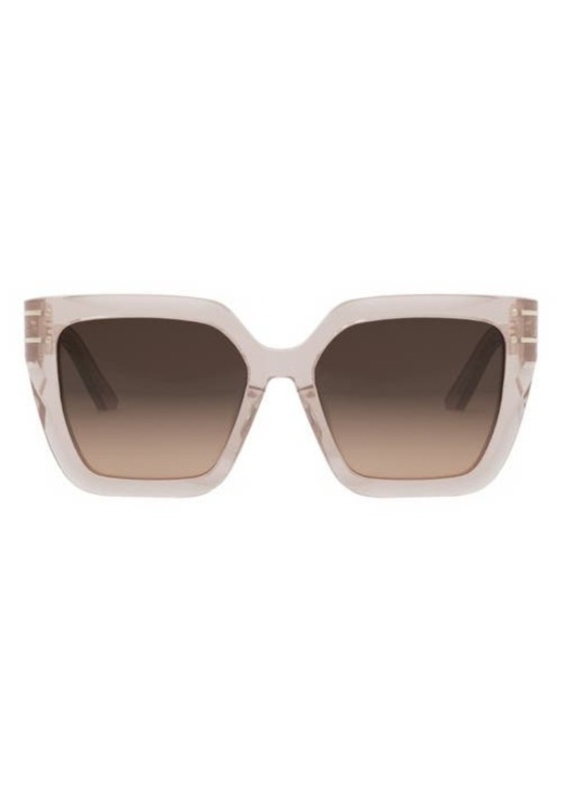 Christian Dior 'DiorSignature S10F 55mm Butterfly Sunglasses