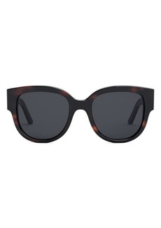Christian Dior Wildior BU 54mm Butterfly Sunglasses