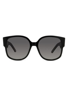 Christian Dior Wildior SU 58mm Square Sunglasses