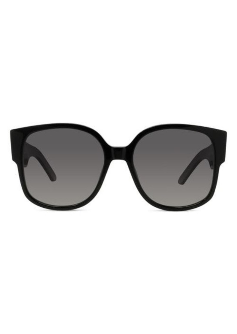 Christian Dior Wildior SU 58mm Square Sunglasses