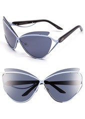 Christian Dior Women's Dior 'Audacieuse 1' 72mm Butterfly Sunglasses - Military Blue