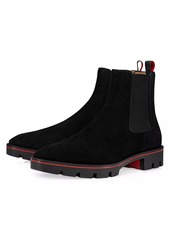 Christian Louboutin Alpinosol Leather Ankle Booties