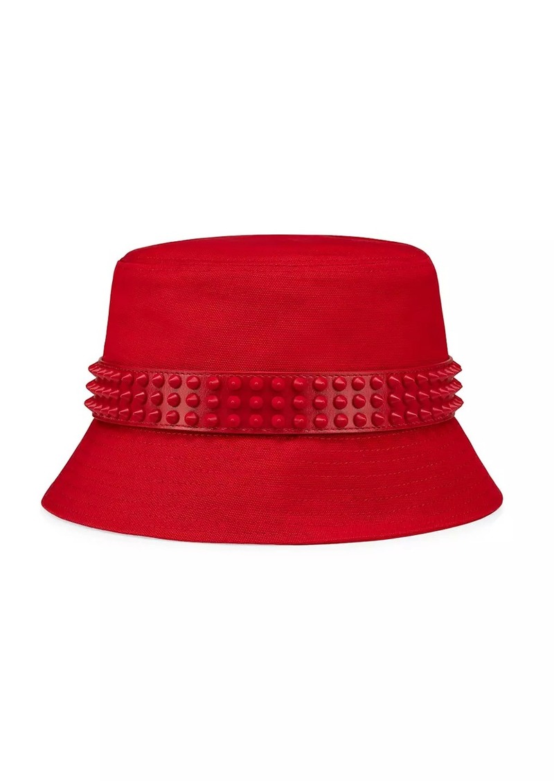 Christian Louboutin Bobino Spikes Bucket Hat