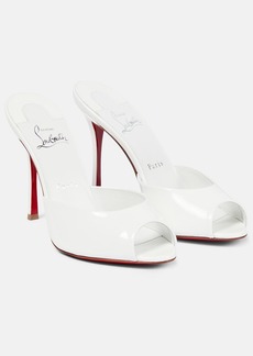 Christian Louboutin Bridal Me Dolly patent leather mules