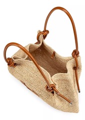 Christian Louboutin By My Side Raffia Beach Bag