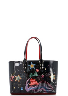 Christian Louboutin Cabata East West Tote Printed Patent Small