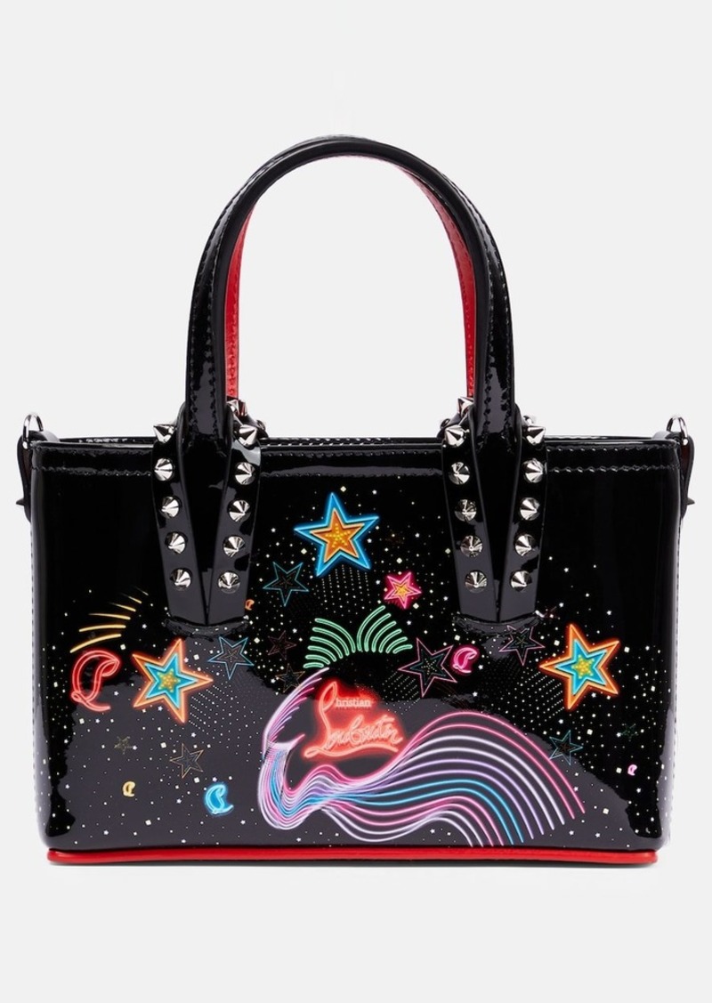 Christian Louboutin Cabata Mini embellished leather tote bag