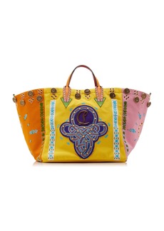 Christian Louboutin - Breizcaba Embroidered Canvas Tote Bag - Multi - OS - Moda Operandi