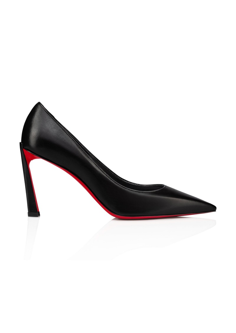 Christian Louboutin - Condora 85mm Leather Pumps - Black - IT 38.5 - Moda Operandi