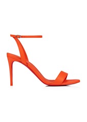 Christian Louboutin - Loubi Girl 85mm Leather Sandals - Neutral - IT 39.5 - Moda Operandi