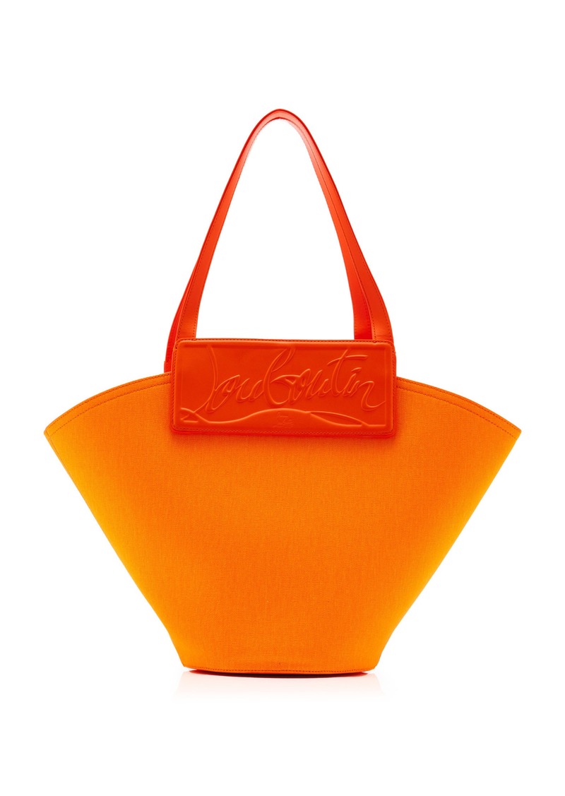 Christian Louboutin - Loubishore Leather Tote Bag - Orange - OS - Moda Operandi