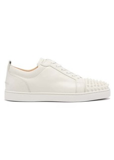 Christian Louboutin - Louis Junior Spike-embellished Leather Trainers - Mens - White