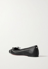 Christian Louboutin - Mamadrague spiked leather ballet flats - Black - EU 36