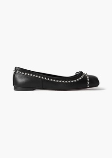 CHRISTIAN LOUBOUTIN - Mamadrague spiked leather ballet flats - Black - EU 36