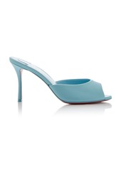 Christian Louboutin - Me Dolly 85mm Leather Pumps - Blue - IT 39 - Moda Operandi