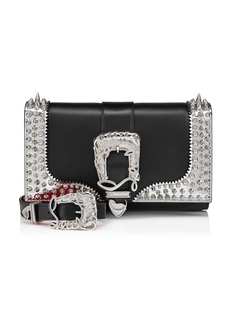 Christian Louboutin - Paloma Embellished Leather Bag - Black - OS - Moda Operandi