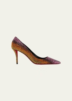 Christian Louboutin Apostropha Ombre Strass Red Sole Pumps