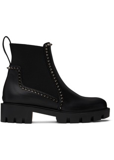 Christian Louboutin Black Out Lina Ankle Boots