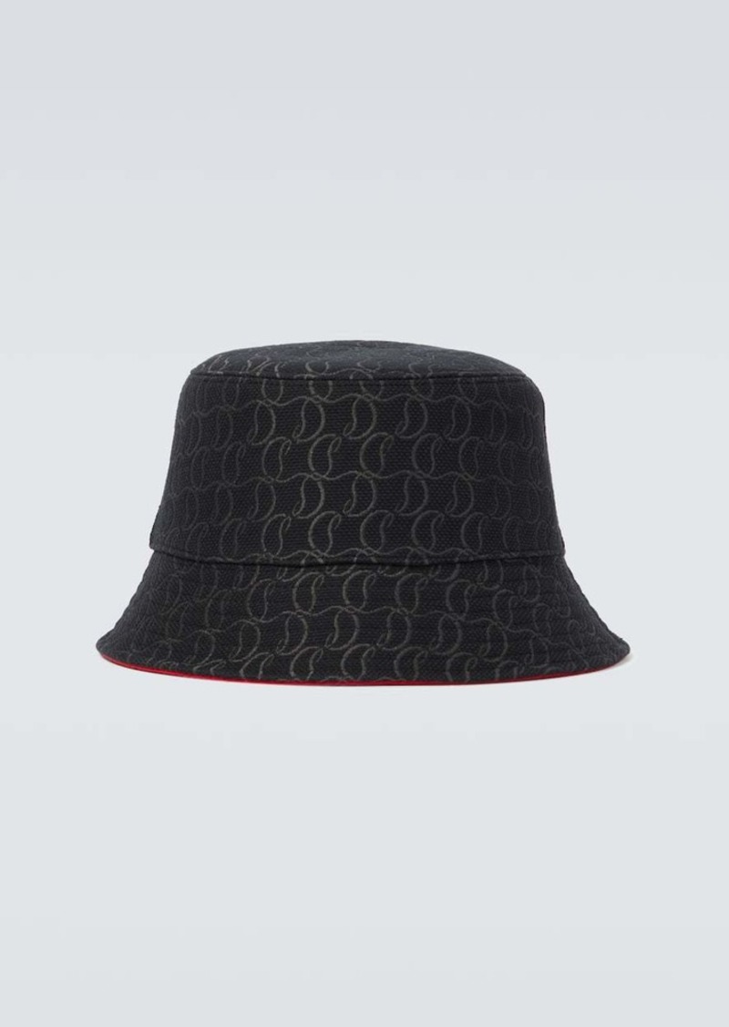 Christian Louboutin Bobino canvas bucket hat