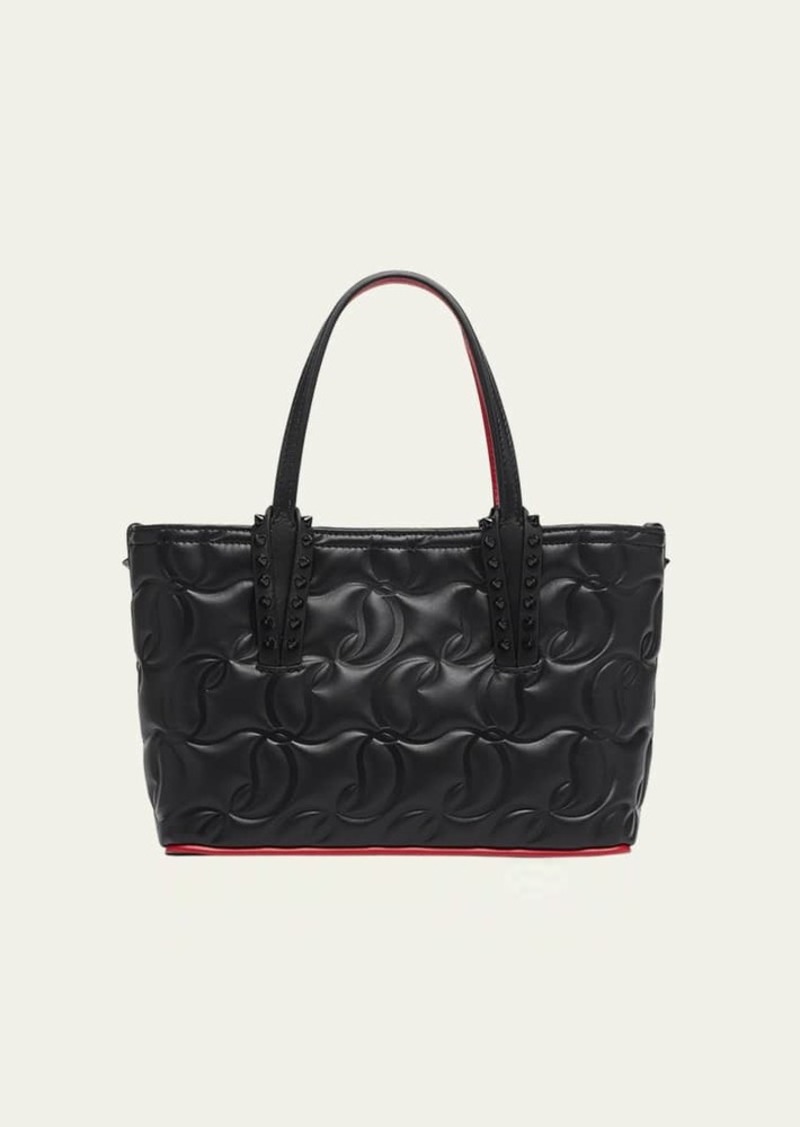 Christian Louboutin Cabata Mini Tote in CL Embossed Nappa Leather